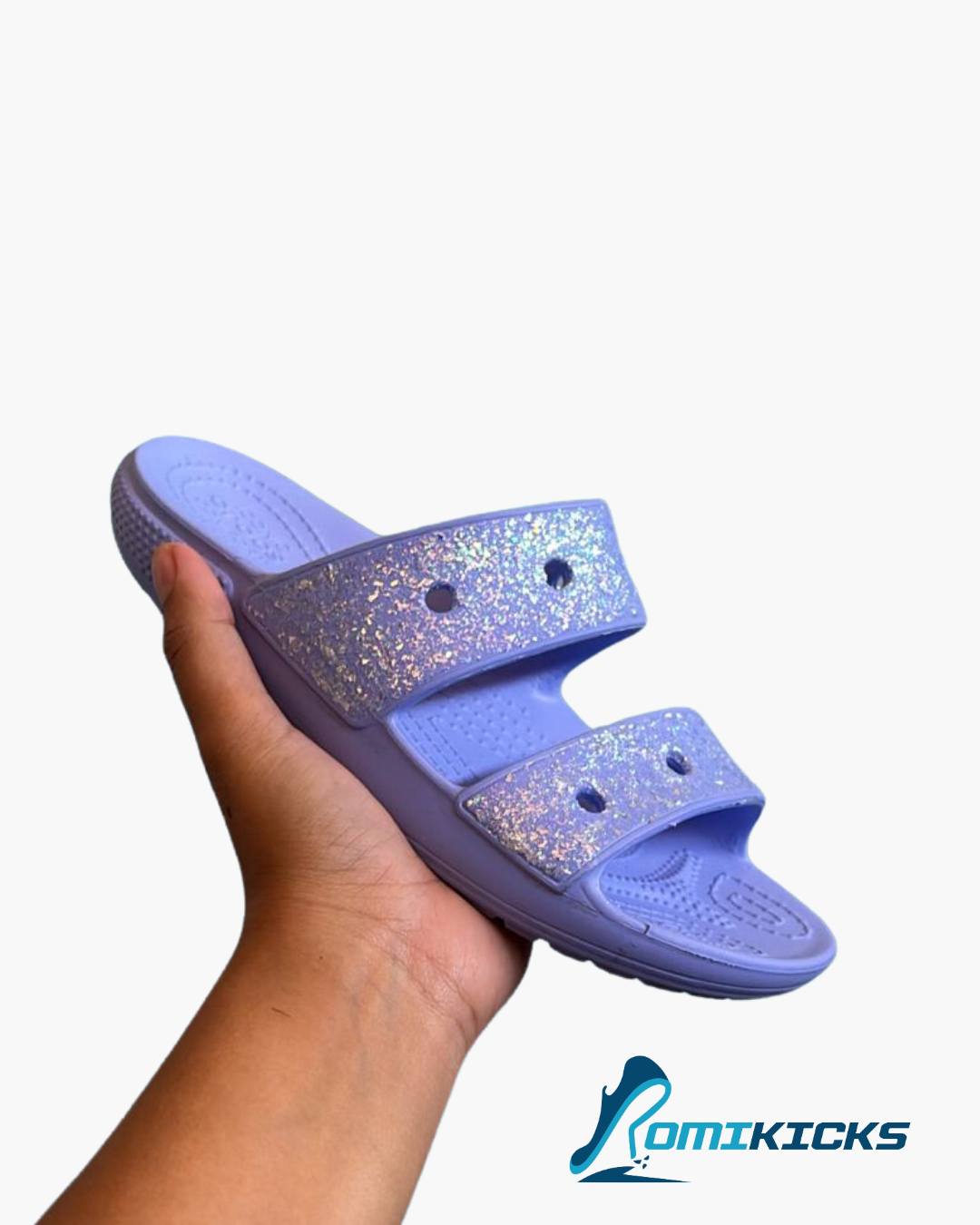 Classic Sandal Glitter Morado