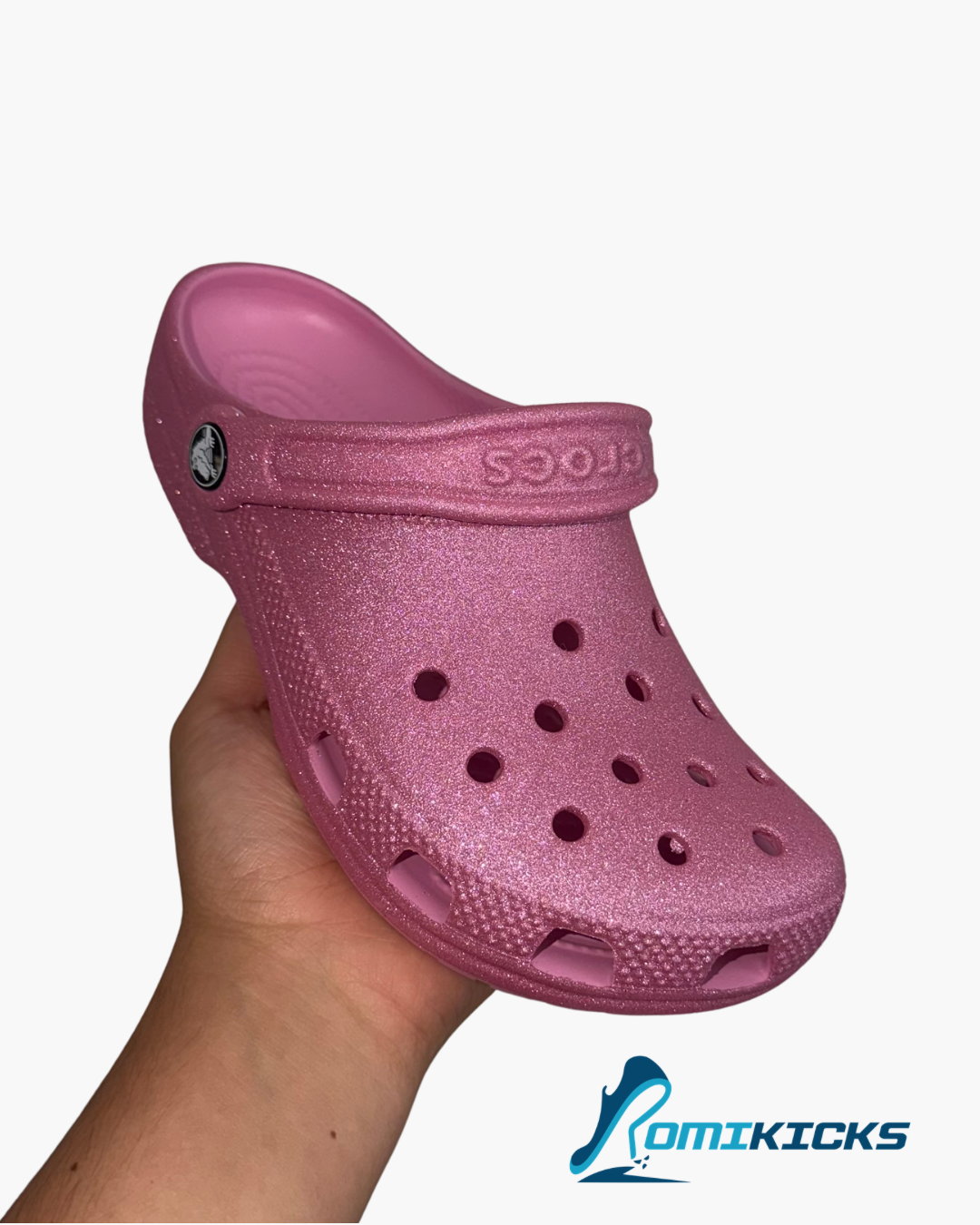Classic Glitter Pink Clog