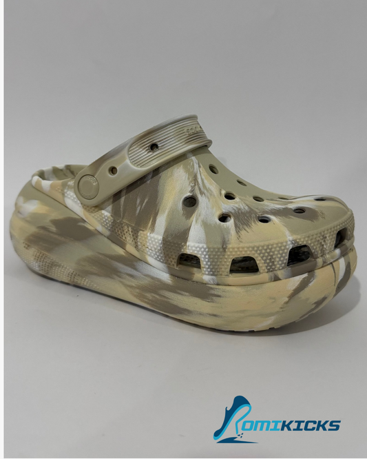 Classic Crush Clog Marbled Bone