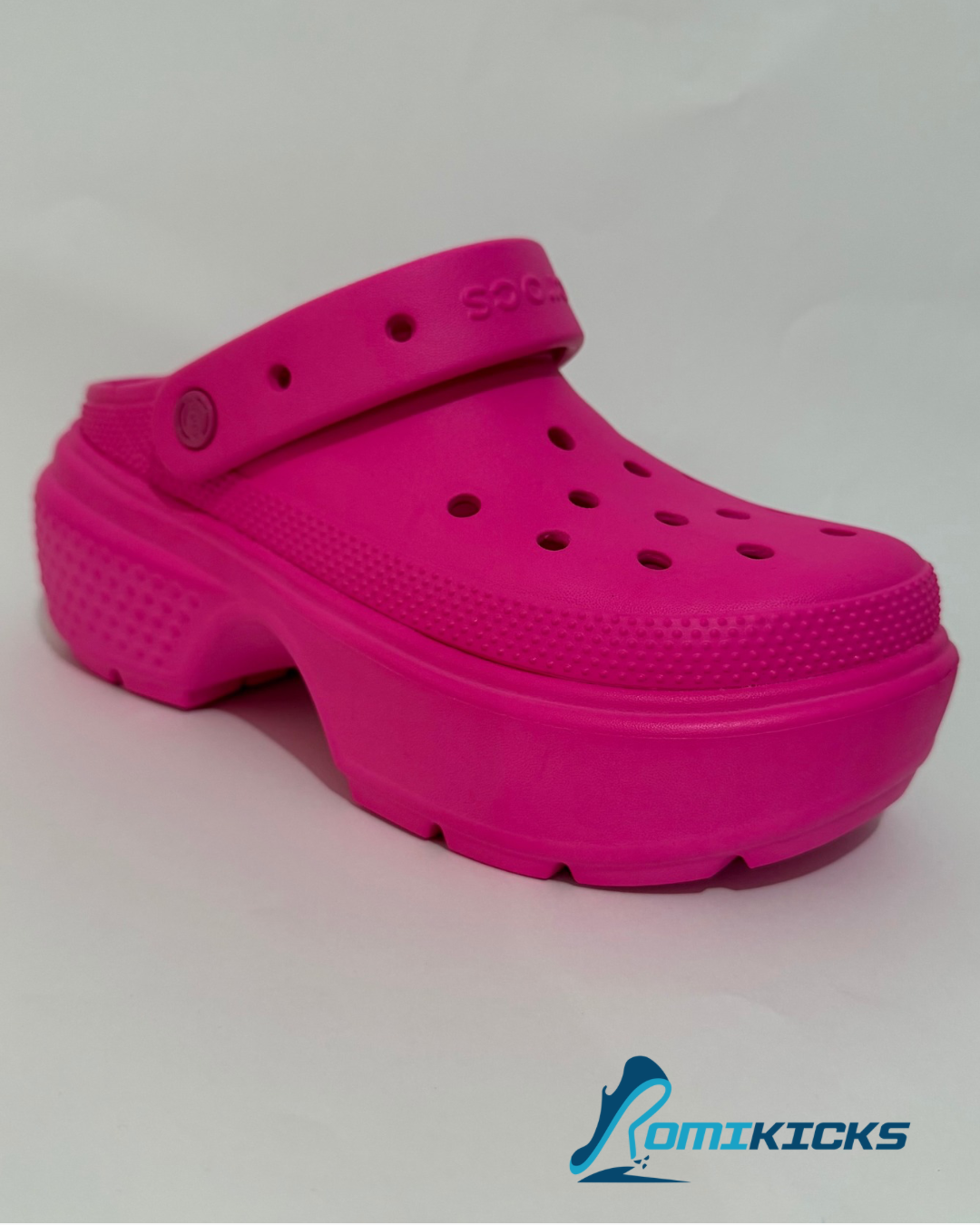 Stomp Clog Fucsia