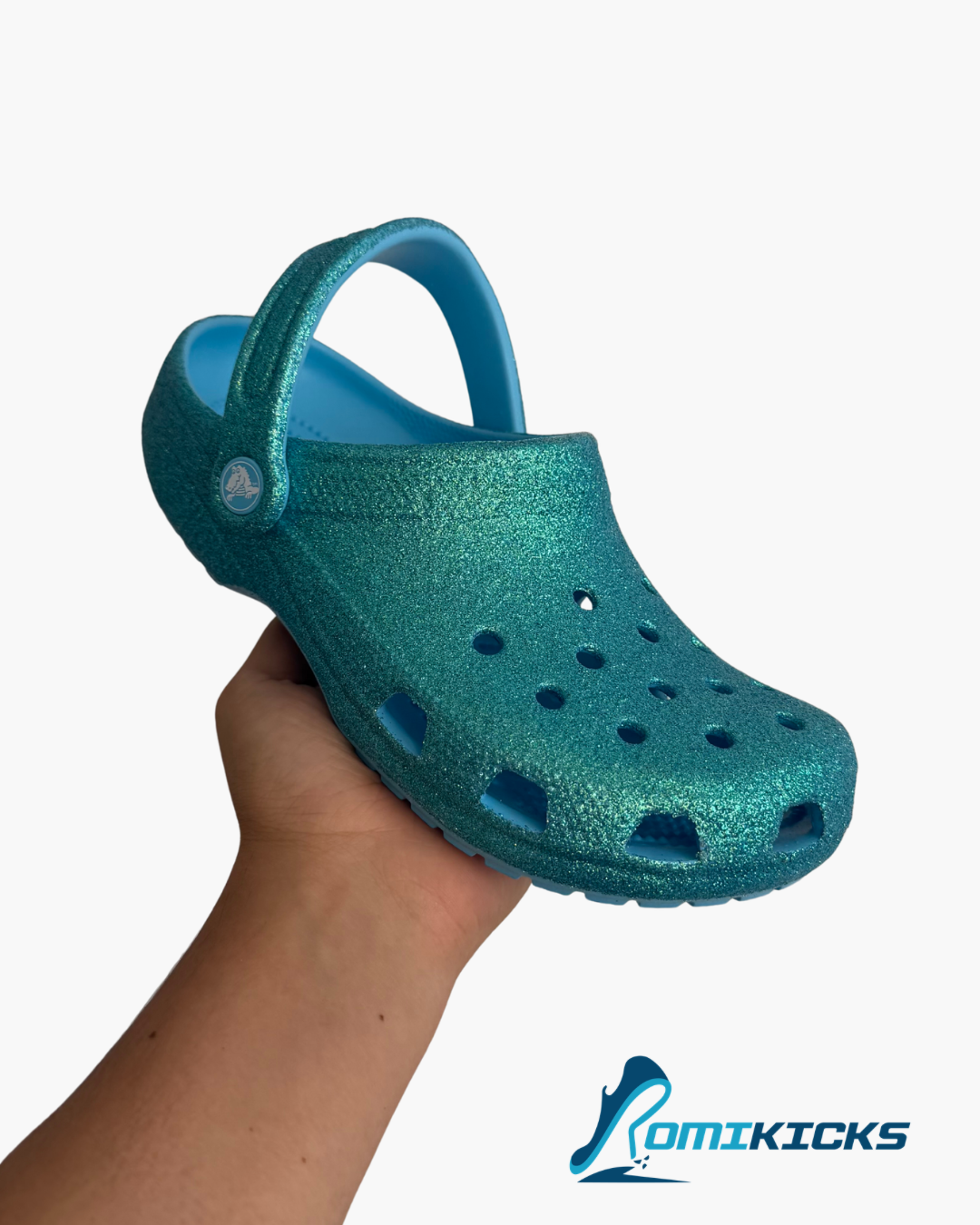 Classic Glitter Blue Clog