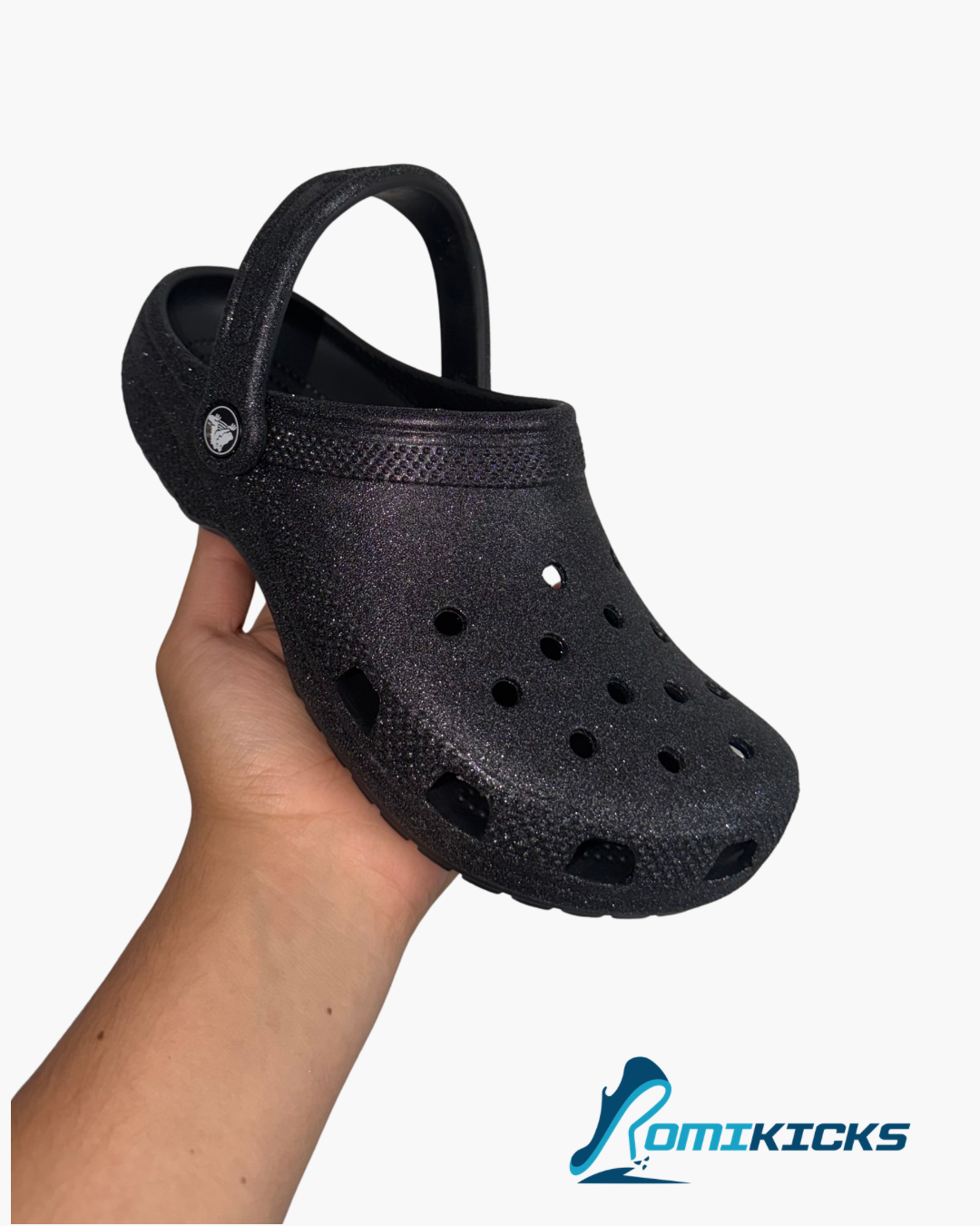 Classic Glitter Black Clog