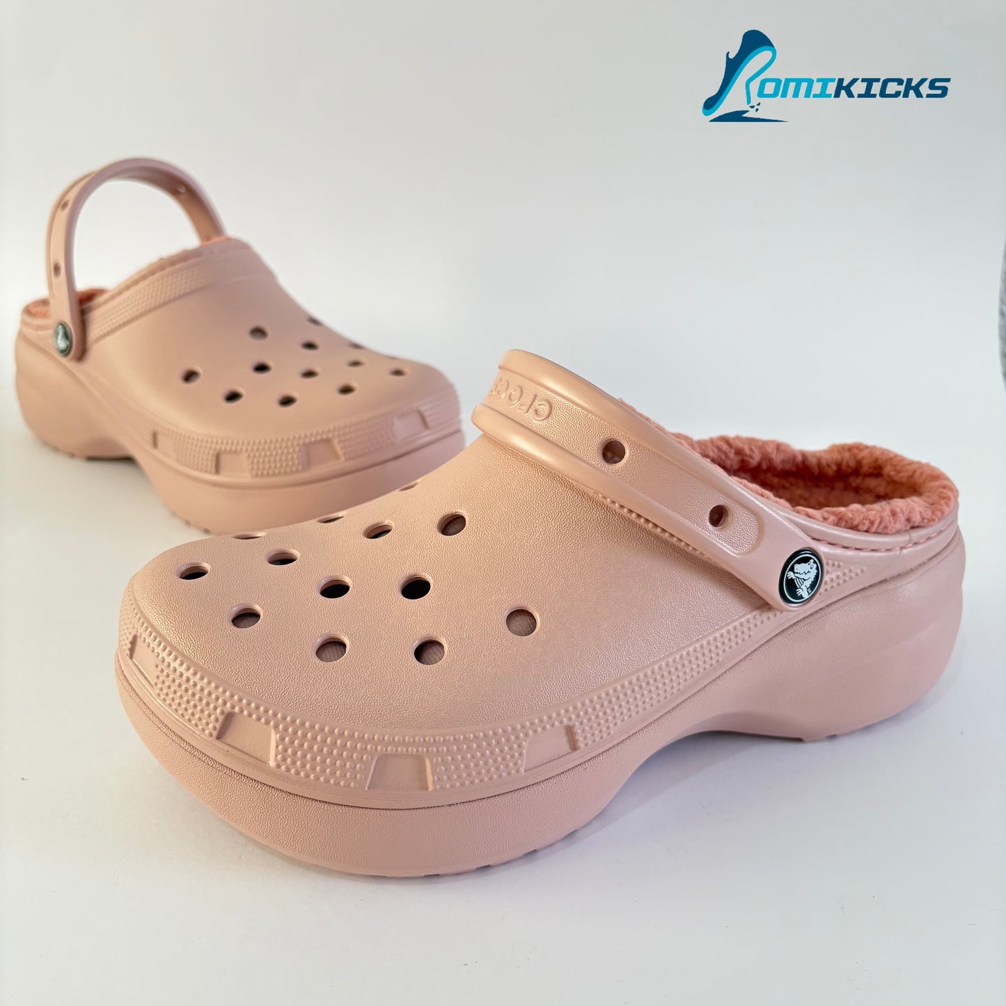 Classic Platform Lined (Peluche) Pink Clay